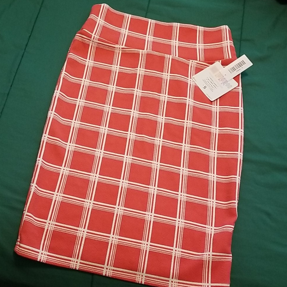LulaRoe "Cassie" Checkered Pencil Skirt